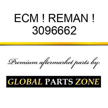 ECM ! REMAN ! 3096662