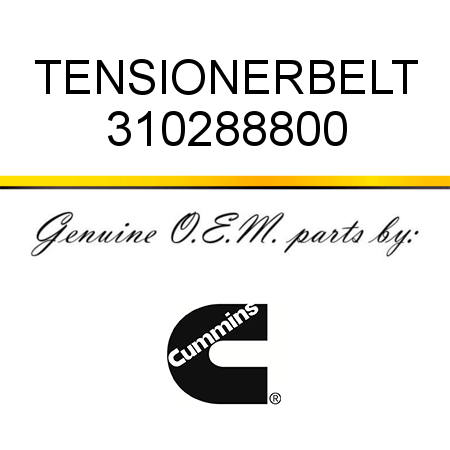 TENSIONER,BELT 310288800