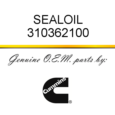 SEAL,OIL 310362100