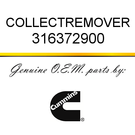 COLLECT,REMOVER 316372900