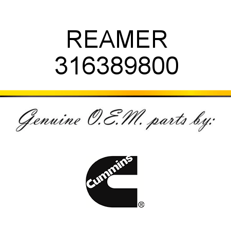 REAMER 316389800