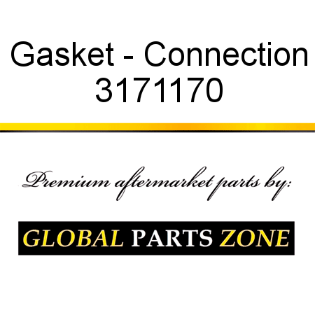 Gasket - Connection 3171170