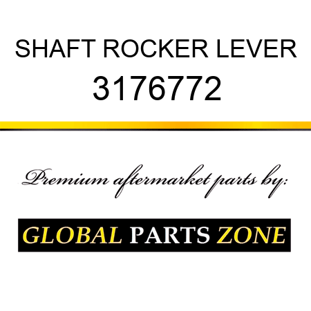SHAFT ROCKER LEVER 3176772