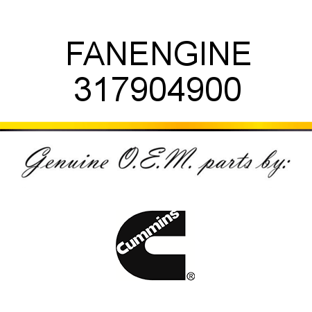 FAN,ENGINE 317904900