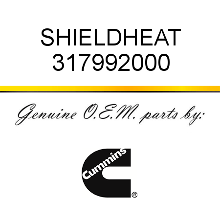 SHIELD,HEAT 317992000