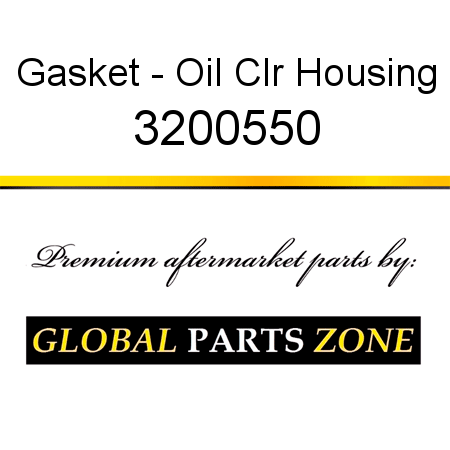 Gasket - Oil Clr Housing 3200550