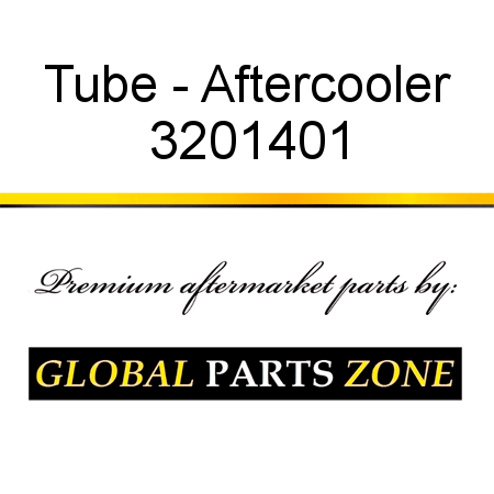 Tube - Aftercooler 3201401