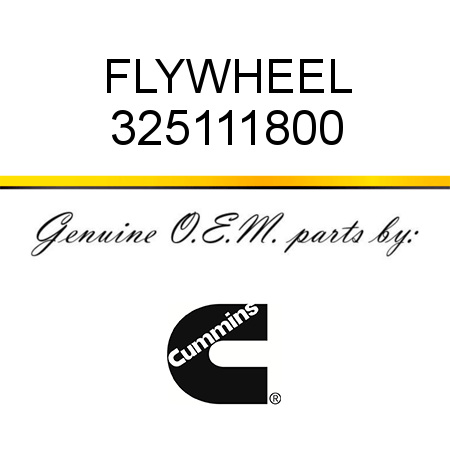 FLYWHEEL 325111800
