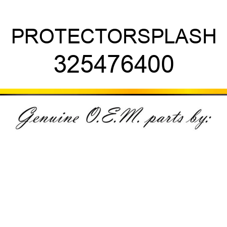 PROTECTOR,SPLASH 325476400