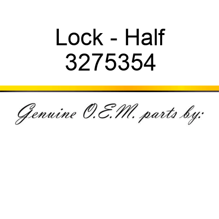 Lock - Half 3275354