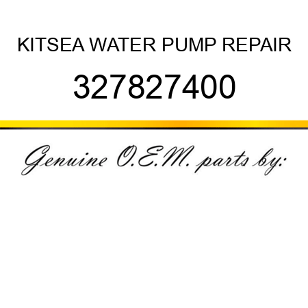 KIT,SEA WATER PUMP REPAIR 327827400