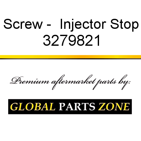Screw -  Injector Stop 3279821