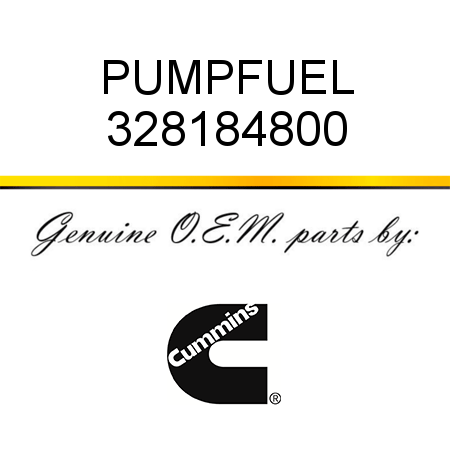 PUMP,FUEL 328184800