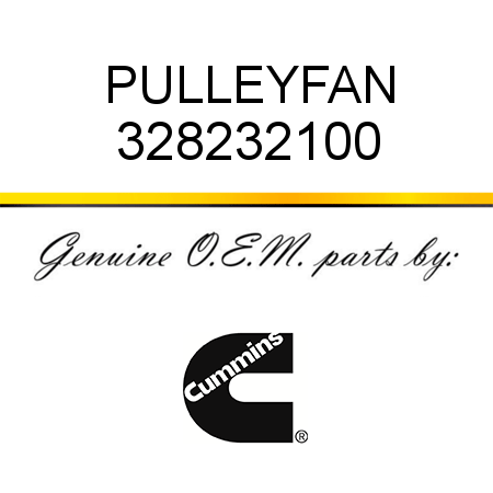 PULLEY,FAN 328232100