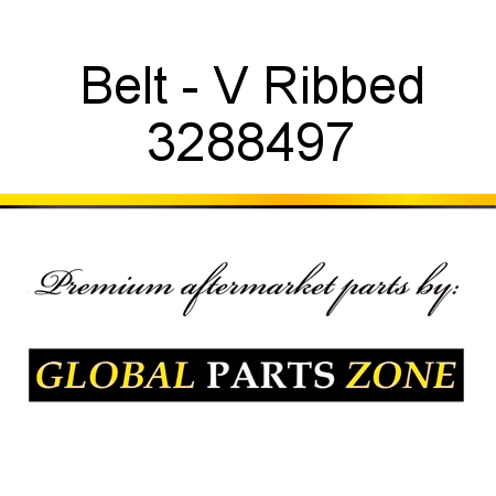 Belt - V Ribbed 3288497