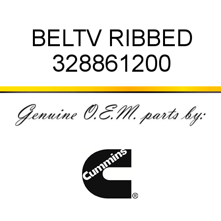 BELT,V RIBBED 328861200