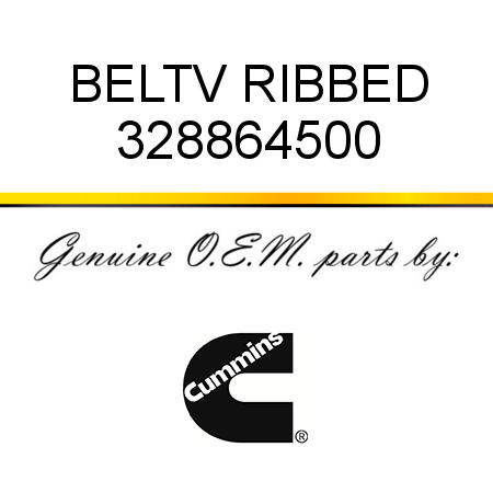 BELT,V RIBBED 328864500