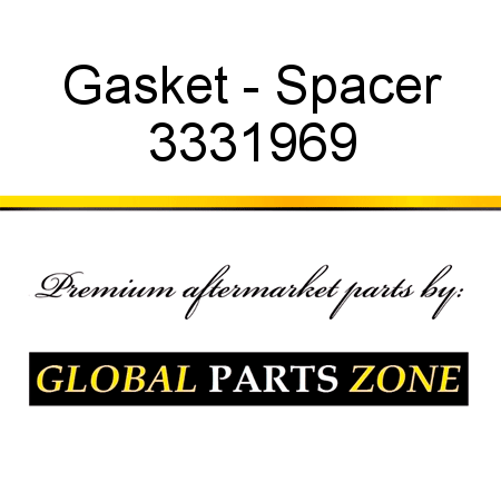 Gasket - Spacer 3331969