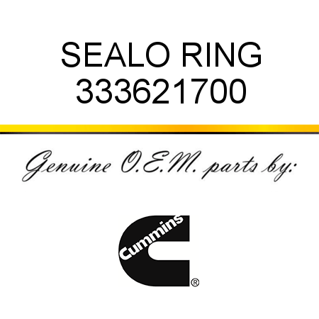 SEAL,O RING 333621700