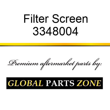 Filter Screen 3348004