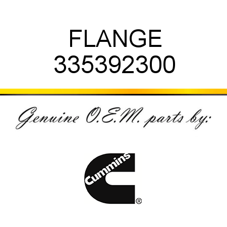 FLANGE 335392300