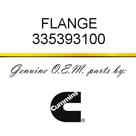 FLANGE 335393100