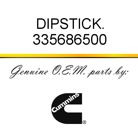 DIPSTICK. 335686500