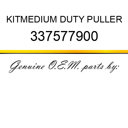 KIT,MEDIUM DUTY PULLER 337577900