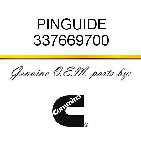 PIN,GUIDE 337669700