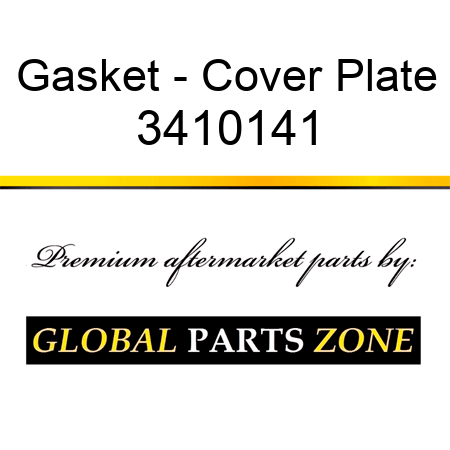 Gasket - Cover Plate 3410141