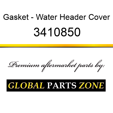 Gasket - Water Header Cover 3410850