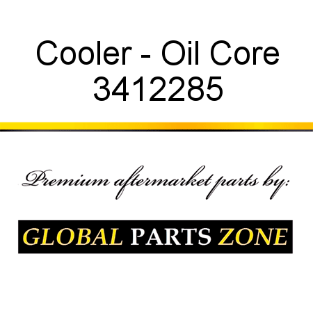 Cooler - Oil Core 3412285