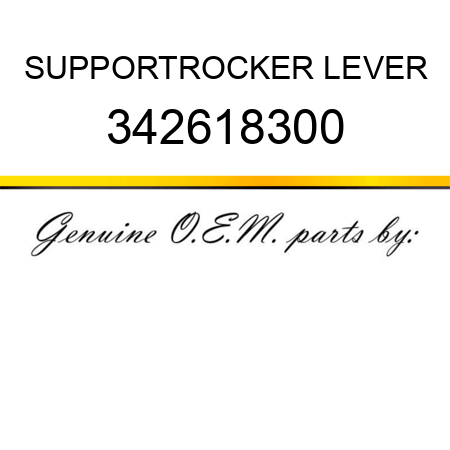 SUPPORT,ROCKER LEVER 342618300