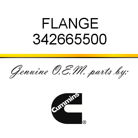 FLANGE 342665500