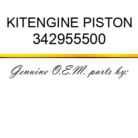 KIT,ENGINE PISTON 342955500