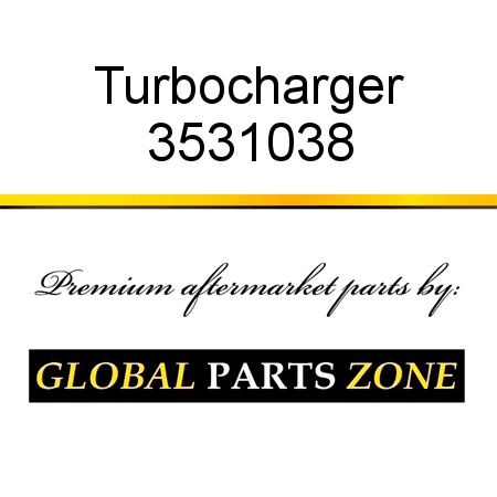 Turbocharger 3531038
