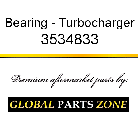 Bearing - Turbocharger 3534833