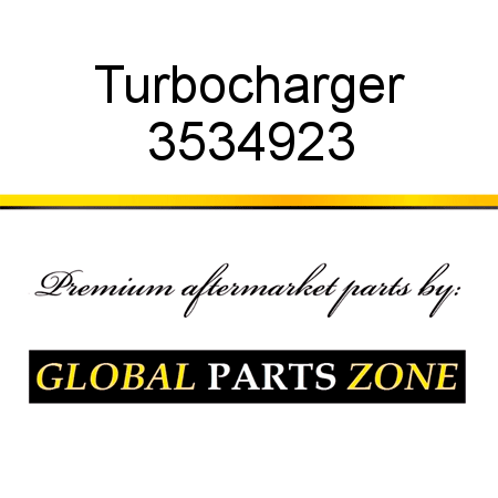 Turbocharger 3534923