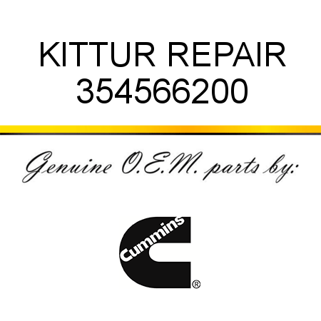 KIT,TUR REPAIR 354566200