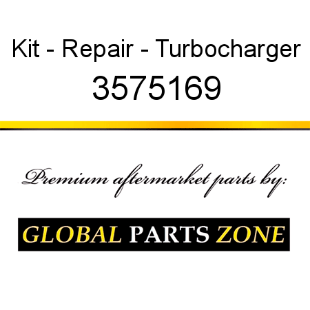 Kit - Repair - Turbocharger 3575169