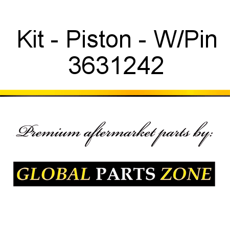 Kit - Piston - W/Pin 3631242