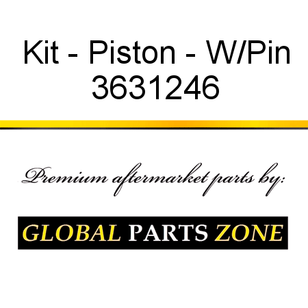 Kit - Piston - W/Pin 3631246