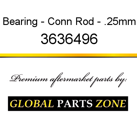 Bearing - Conn Rod - .25mm 3636496