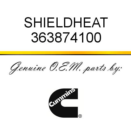 SHIELD,HEAT 363874100