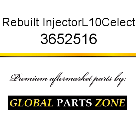 Rebuilt Injector,L10,Celect 3652516