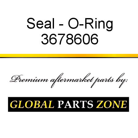 Seal - O-Ring 3678606