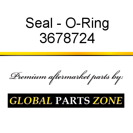 Seal - O-Ring 3678724