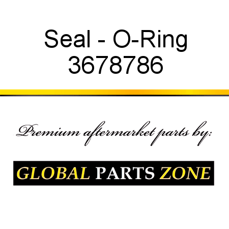 Seal - O-Ring 3678786