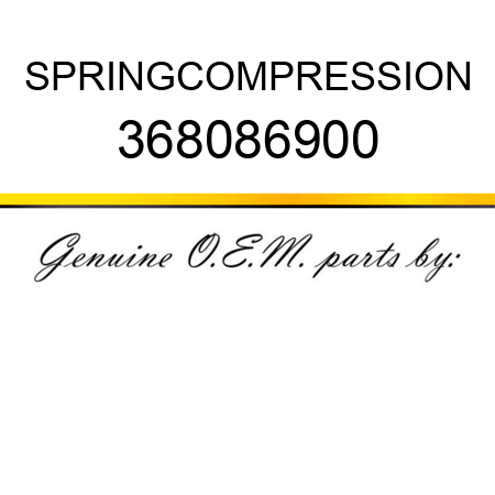 SPRING,COMPRESSION 368086900