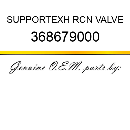 SUPPORT,EXH RCN VALVE 368679000